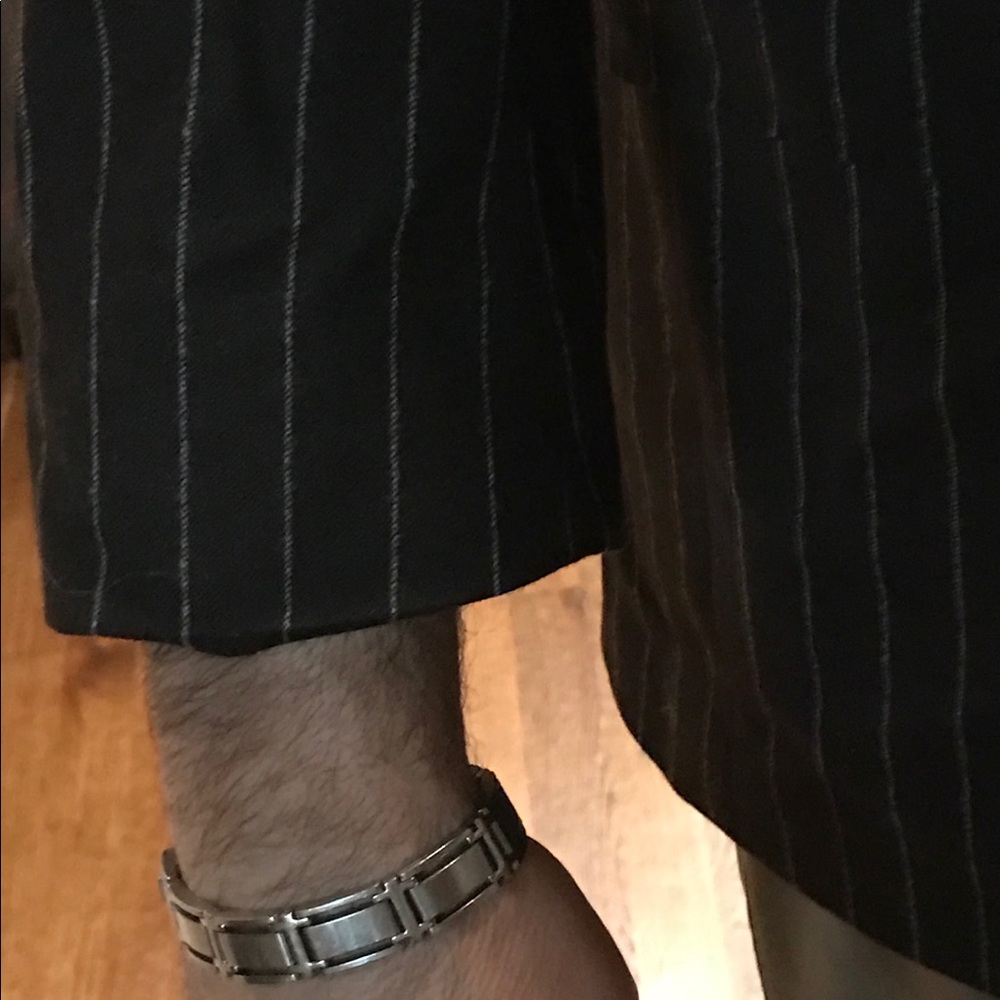 Samuelsohn Brown Stripe Wool Sport Coat Blazer - Picture 7 of 16